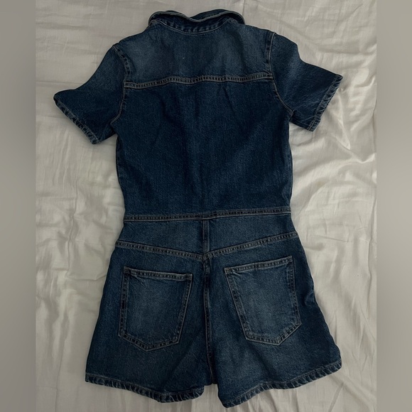 Zara Denim Romper - Picture 2 of 3